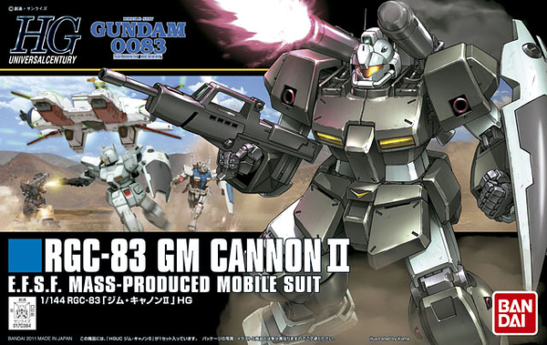 HGUC RGC-83 GM Cannon II (High Grade Gundam 0083 1/144)
