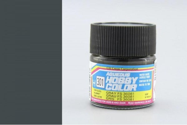 Mr.Hobby Aqueous Hobby Color H301 - Gray FS36081 (Charcoal Lizard Camouflage)