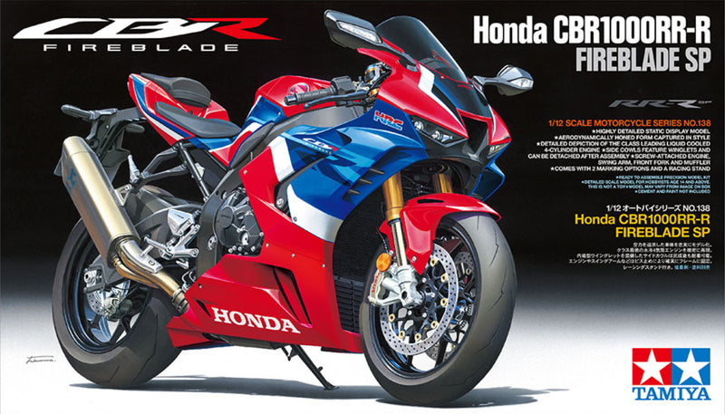 1/12 Honda CBR1000RR-R Fireblade SP (Tamiya Motorcycle Series 138)
