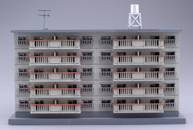 1/150 Housing Complex Set of 2 (Aoshima Kenchiku Roman-Do No.5)