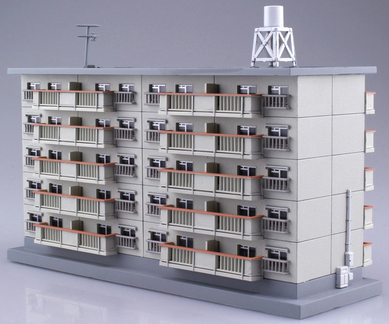 1/150 Housing Complex Set of 2 (Aoshima Kenchiku Roman-Do No.5)