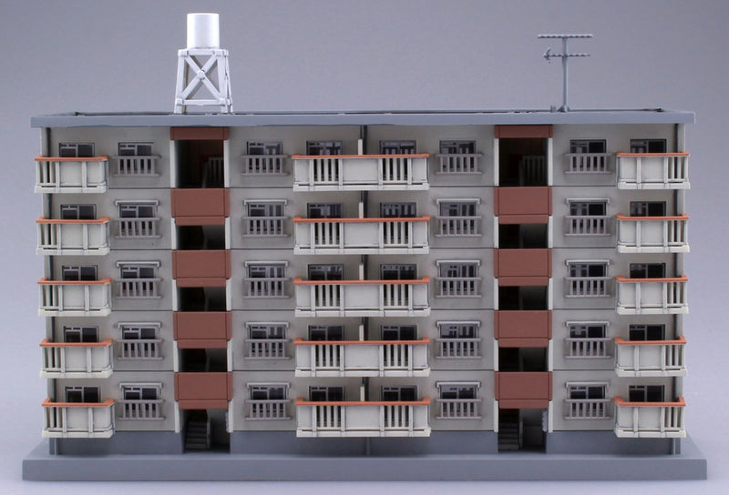 1/150 Housing Complex Set of 2 (Aoshima Kenchiku Roman-Do No.5)