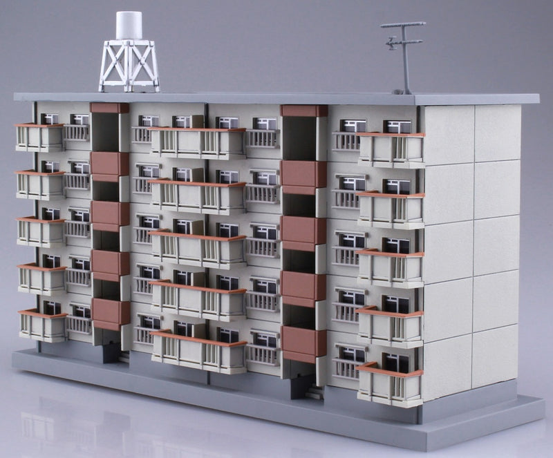 1/150 Housing Complex Set of 2 (Aoshima Kenchiku Roman-Do No.5)