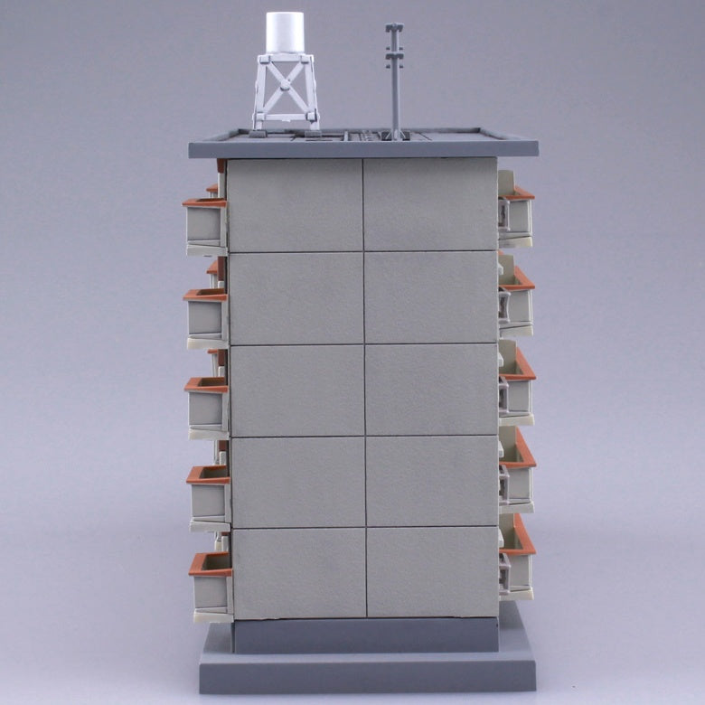 1/150 Housing Complex Set of 2 (Aoshima Kenchiku Roman-Do No.5)