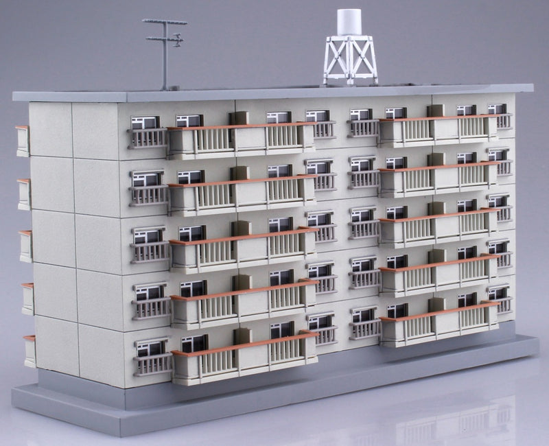 1/150 Housing Complex Set of 2 (Aoshima Kenchiku Roman-Do No.5)