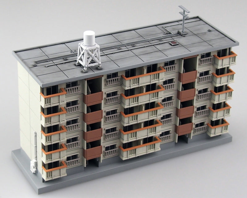 1/150 Housing Complex Set of 2 (Aoshima Kenchiku Roman-Do No.5)