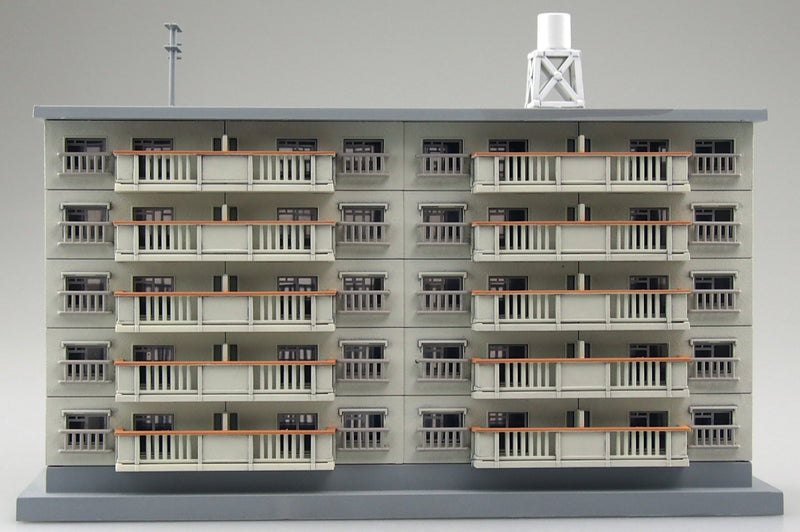 1/150 Housing Complex Set of 2 (Aoshima Kenchiku Roman-Do No.5)