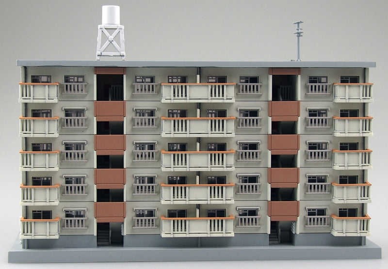 1/150 Housing Complex Set of 2 (Aoshima Kenchiku Roman-Do No.5)