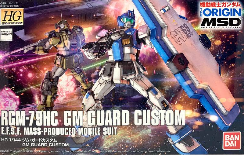 High Grade Gundam The Origin 1/144 GM Guard Custom