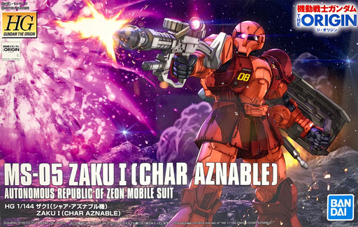 High Grade Gundam The Origin 1/144 MS-05 Zaku I (Char's Aznable)