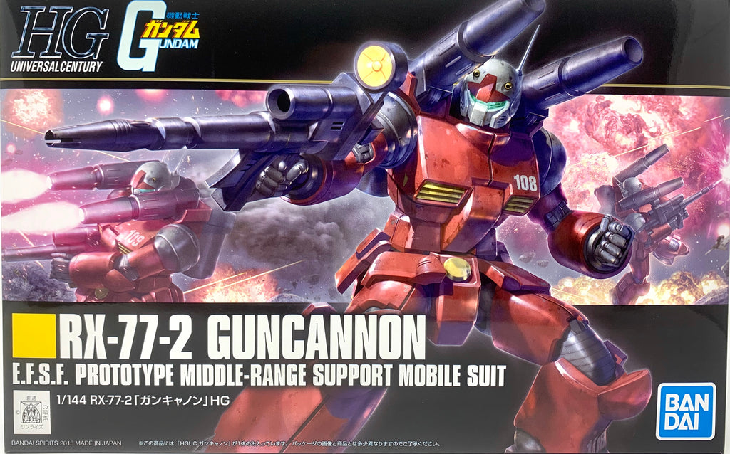 Bandai High Grade (HG) HGUC 1/144 RX-77-2 Guncannon (Revive