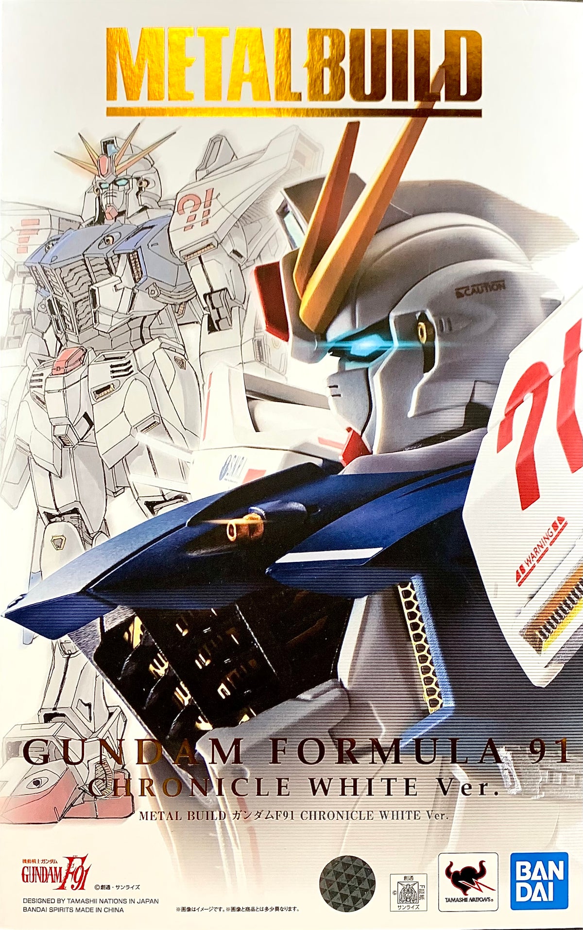 Bandai Tamashi Nations Metal Build Gundam F91 (Chronicle White Ver