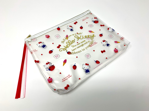 Hello Kitty Strawberry Pattern Pouch