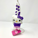 Hello Kitty Mini Mascot (Purple Dress)