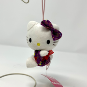 Hello Kitty Mini Mascot (Purple fireworks kimono)