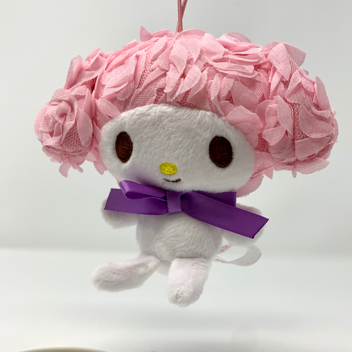My Melody Mini Mascot (pink rose hood)