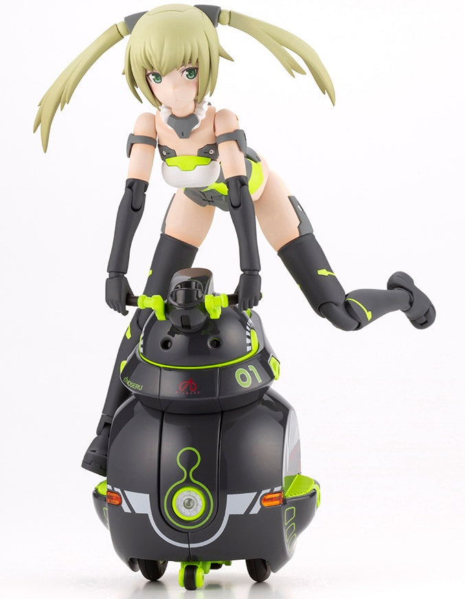 Frame Arms Girl x Maruttoys Non-Scale Innocentia (Racer) & Noseru (Racing Specs Ver.)