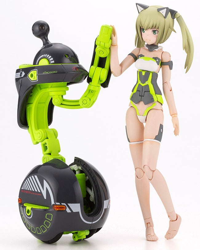 Frame Arms Girl x Maruttoys Non-Scale Innocentia (Racer) & Noseru (Racing Specs Ver.)