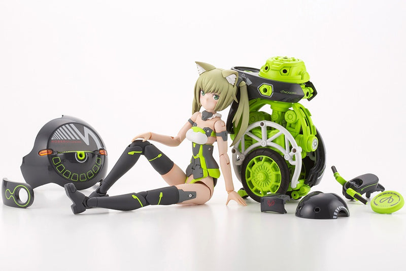 Frame Arms Girl x Maruttoys Non-Scale Innocentia (Racer) & Noseru (Racing Specs Ver.)