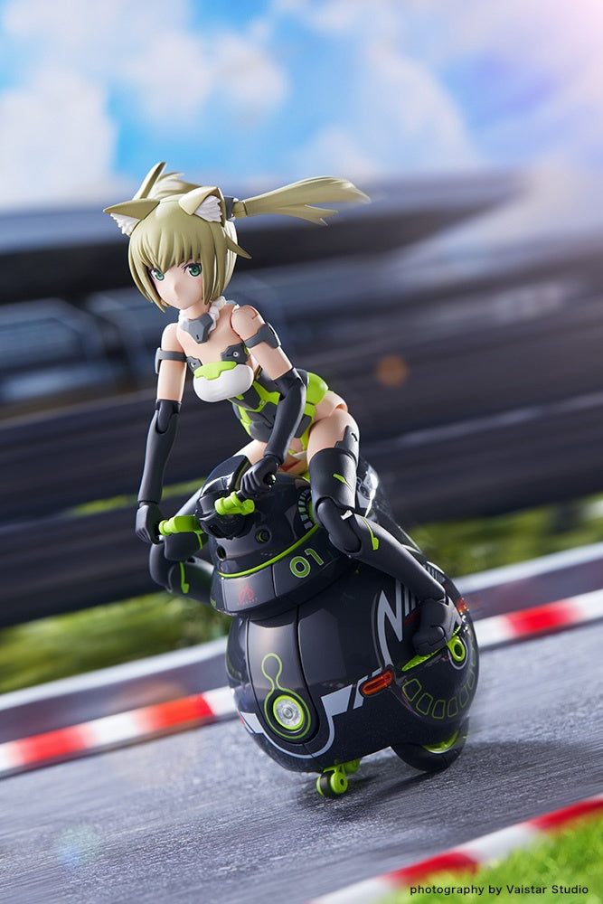 Frame Arms Girl x Maruttoys Non-Scale Innocentia (Racer) & Noseru (Racing Specs Ver.)