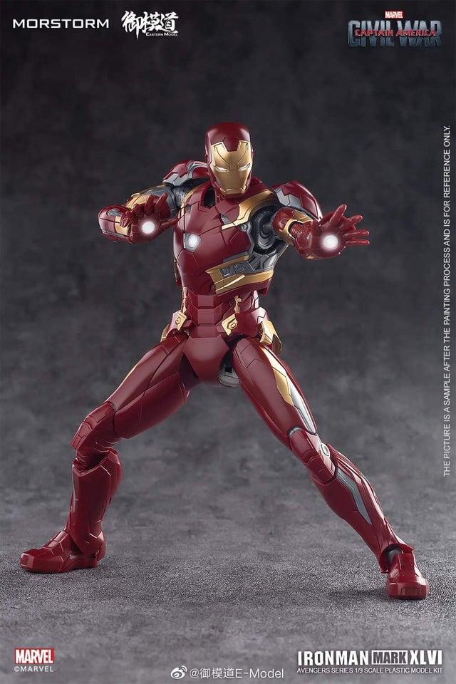 Morstorm 1/9 Captain America 3: Civil War Ironman Mk46