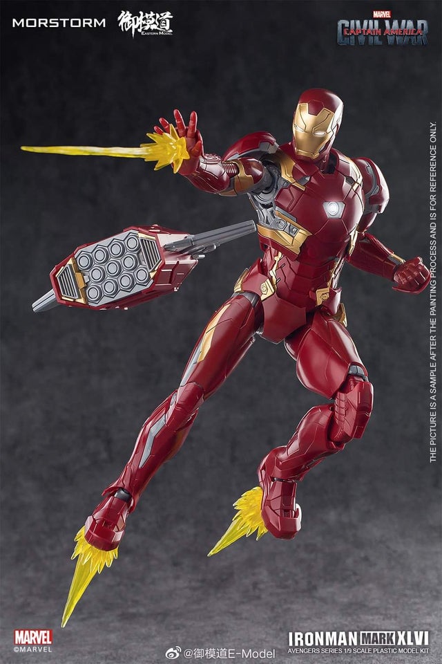 Morstorm 1/9 Captain America 3: Civil War Ironman Mk46