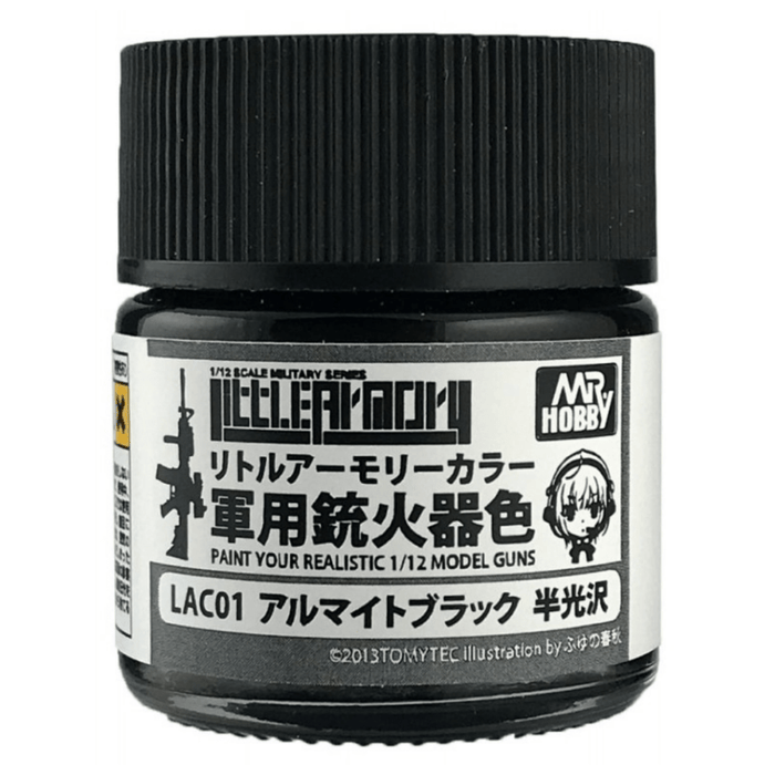 Mr.Color Little Armory Color LAC01 - Alumite Black