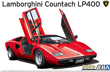 1/24 Lamborghini Countach LP400 '74 (Aoshima The Super Car Series 01)