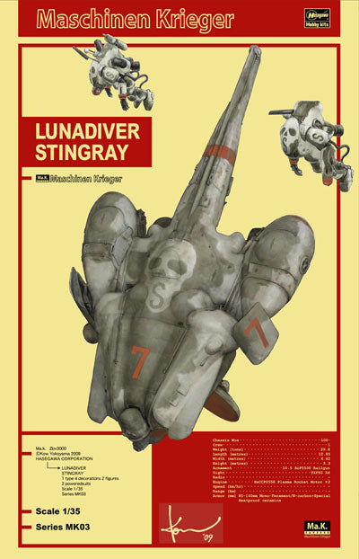 Ma.K Maschinen Krieger 1/35 Lunadiver Stingray