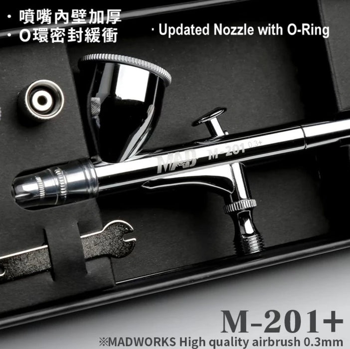 Madworks M201+ High Quality Airbrush 0.3mm double-action