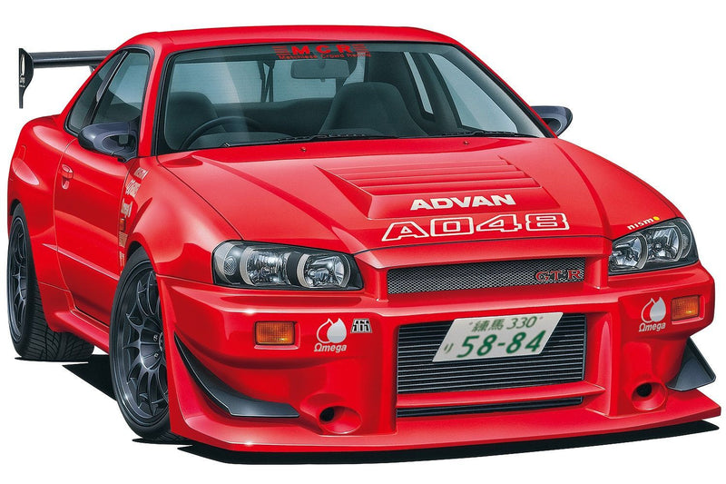 1/24 Nissan MCR BNR34 Skyline GT-R '02 (Aoshima The Tuned Car Series No.71)