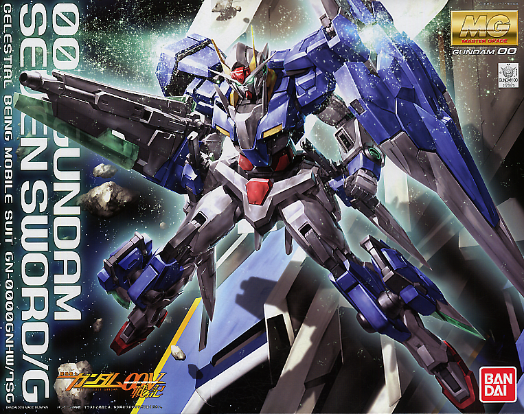 Master Grade (MG) 1/100 GN-0000GHNW/7SG 00 Gundam Seven Sword /G