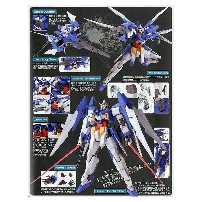 Master Grade (MG) 1/100 AGE-2 Gundam AGE-2 Normal