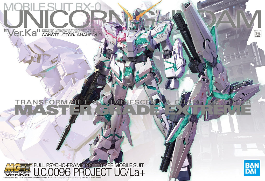 Master Grade (MG) MGEX 1/100 RX-0 Unicorn Gundam Ver.Ka