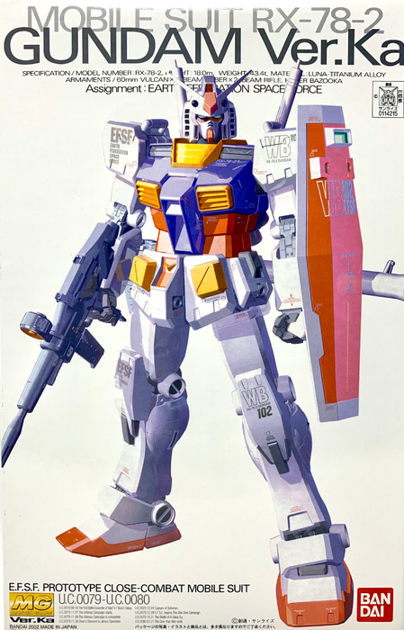 Master Grade 1/100 Gundam Ver Ka