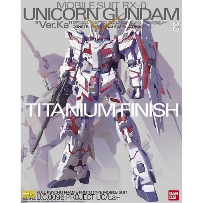 Master Grade (MG) 1/100 RX-0 Unicorn Gundam Ver.KA (Titanium Finish)
