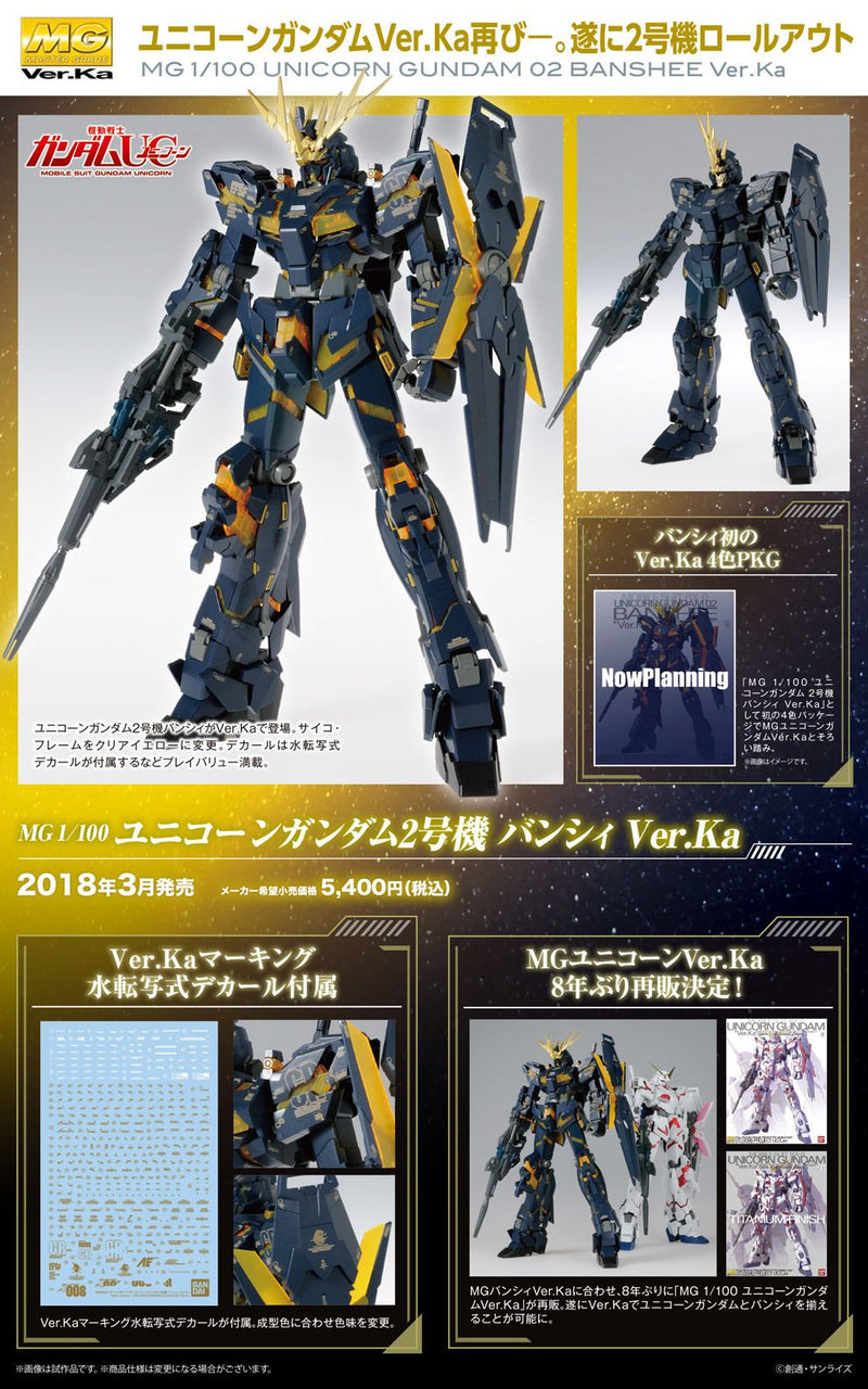 Master Grade 1/100 RX-0 Unicorn Banshee Ver. Ka