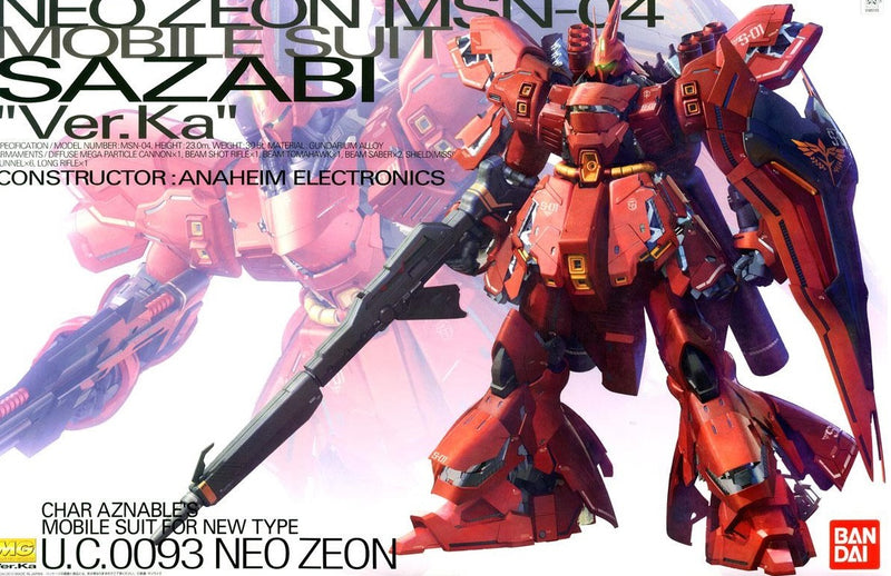 Master Grade 1/100 MSN-04 Sazabi Ver. Ka