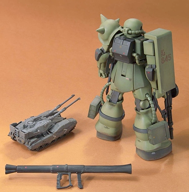 High Grade (HG) Mobile Suit Gundam MS Igloo 1/144 MS-06 Zaku The Ground War Set