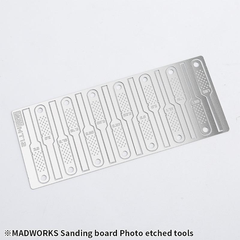 Madworks MT12 Sanding Board Photo-Etched Tools