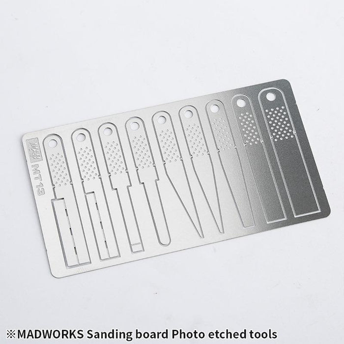 Madworks MT13 Sanding Board Photo-Etched Tools