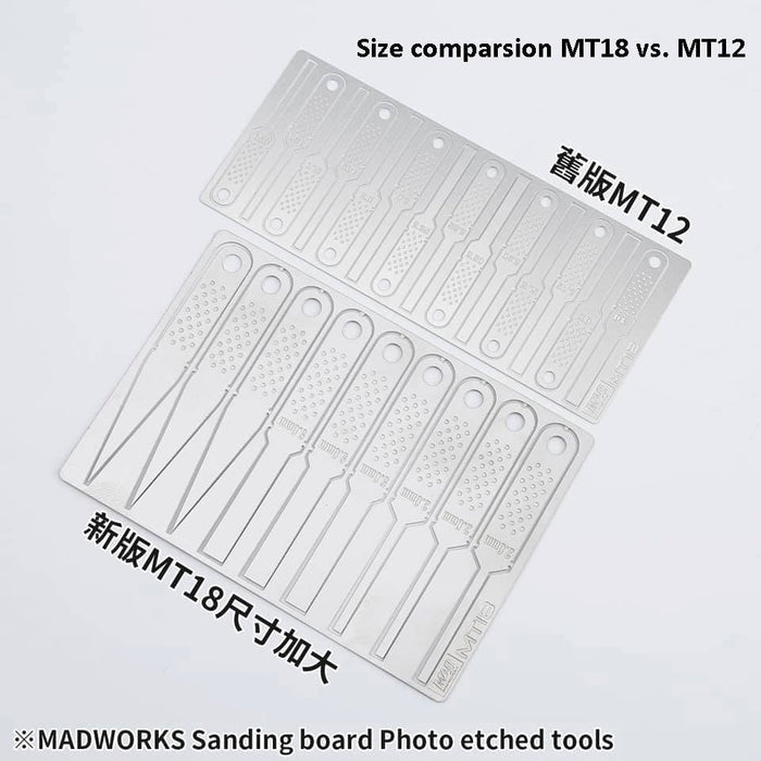 Madworks MT18 Sanding Board Photo-Etched Tools (Advanced)
