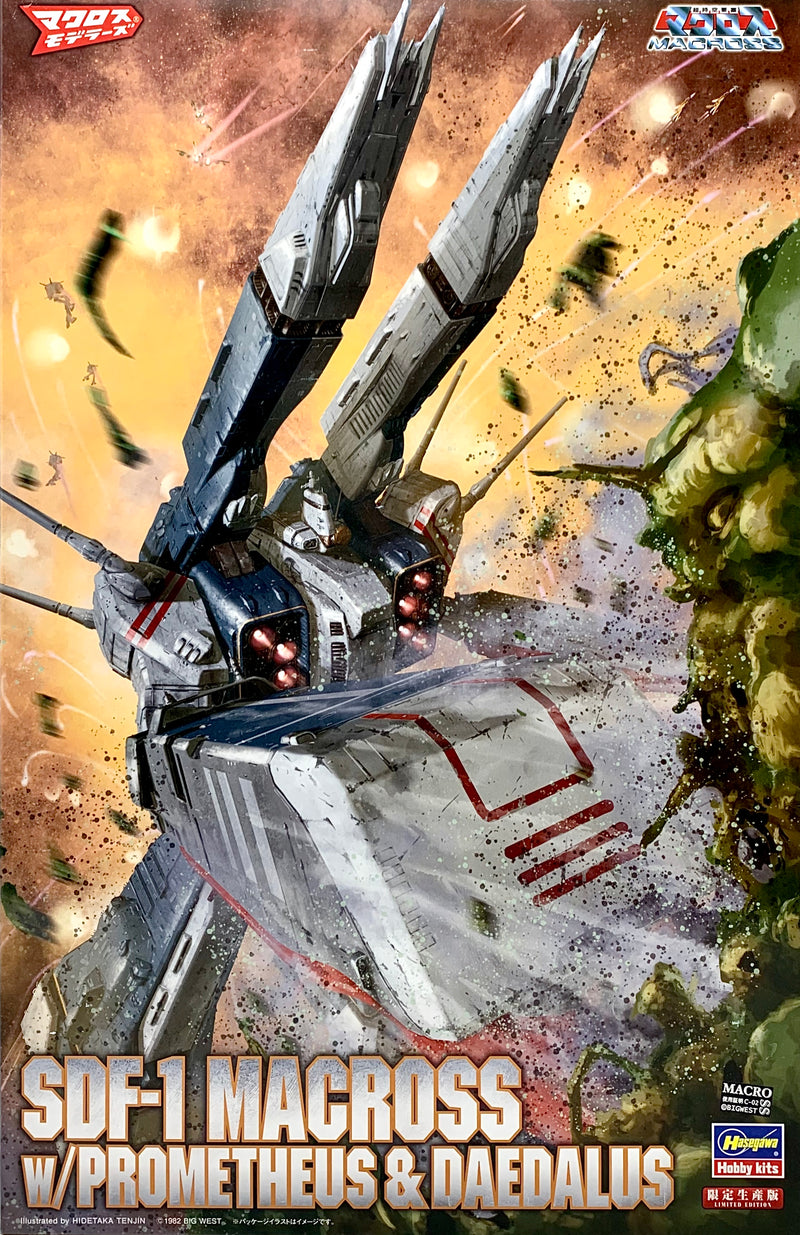 Macross 1/4000 SDF-1 Macross Forced Attack Type w / Prometheus & Daedalus