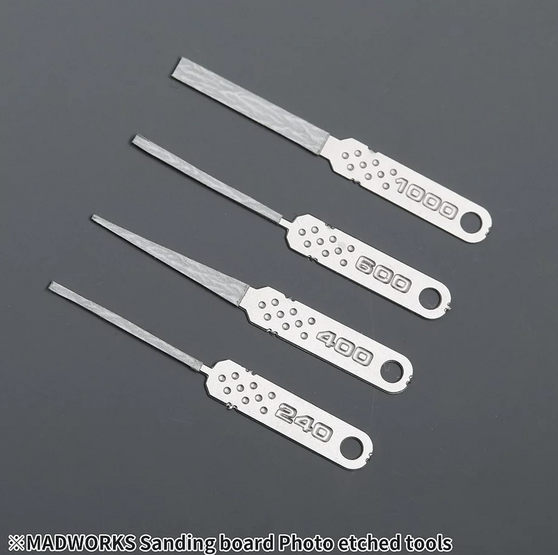 Madworks MT19 Sanding Board Photo-Etched Tools (Micro)