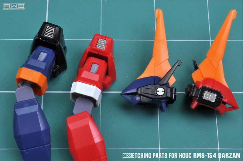 Madworks S028 Etching Parts for HGUC RMS-154 Barzam (PB AOZ Reboot Ver)