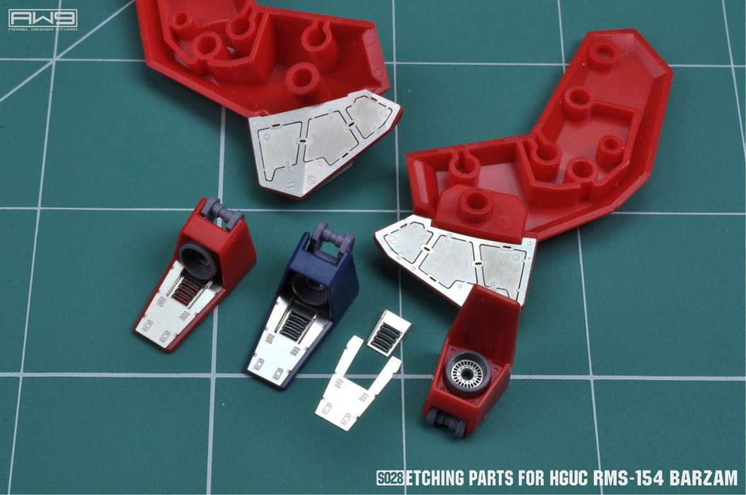Madworks S028 Etching Parts for HGUC RMS-154 Barzam (PB AOZ Reboot Ver)