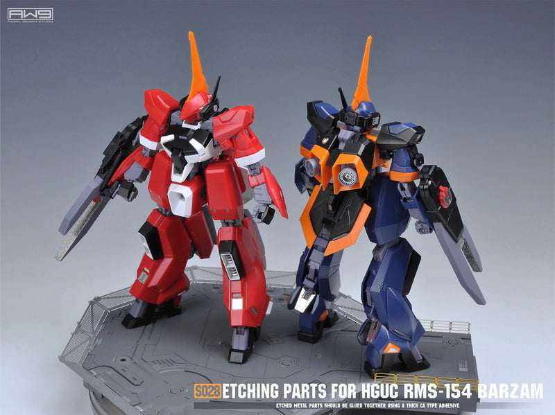 Madworks S028 Etching Parts for HGUC RMS-154 Barzam (PB AOZ Reboot Ver)