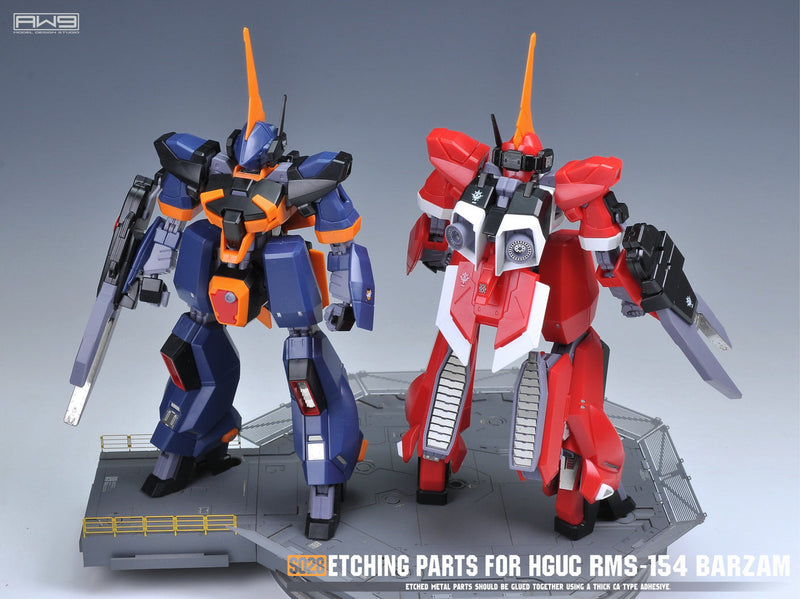 Madworks S028 Etching Parts for HGUC RMS-154 Barzam (PB AOZ Reboot Ver)