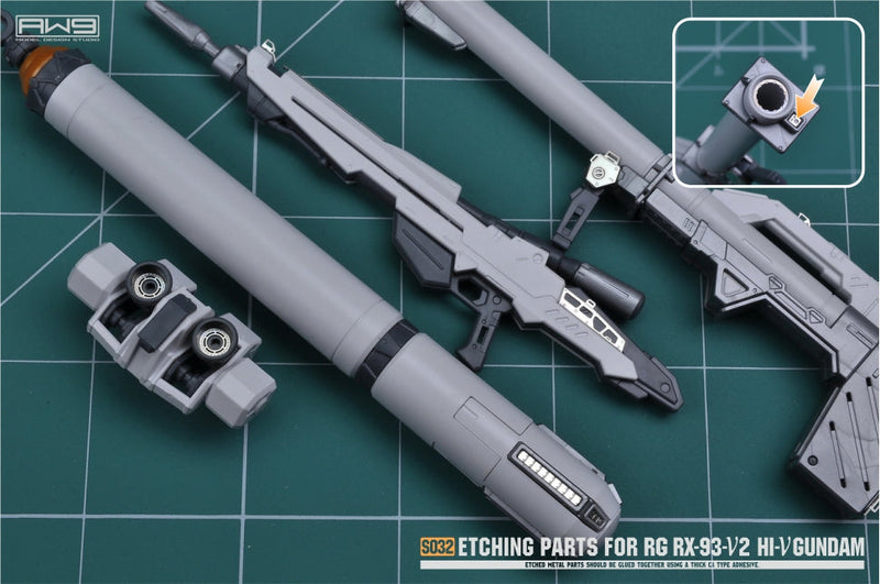 Madworks S032 Etching Parts for RG RX-93-ν2 Hi-Nu  Gundam