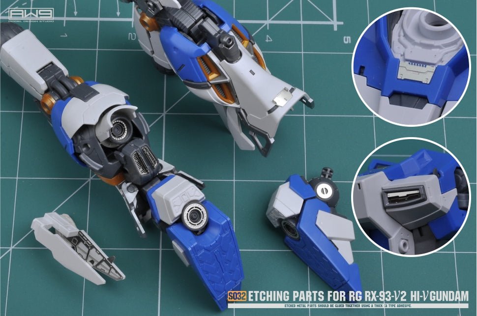 Madworks S032 Etching Parts for RG RX-93-ν2 Hi-Nu  Gundam